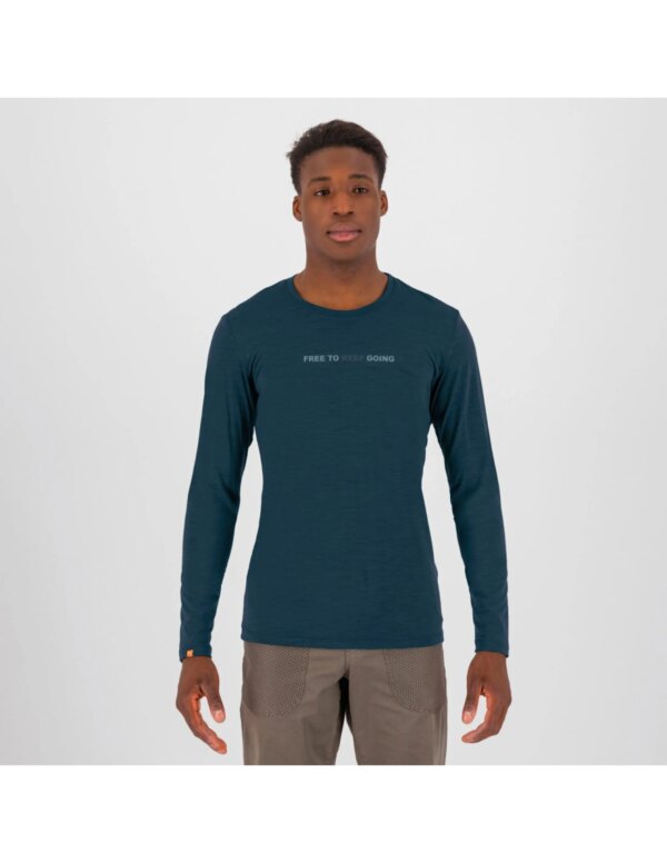 Karpos Men's Coppolo Merino LS Shirt (Maat - M, Kleur - Midnight)
