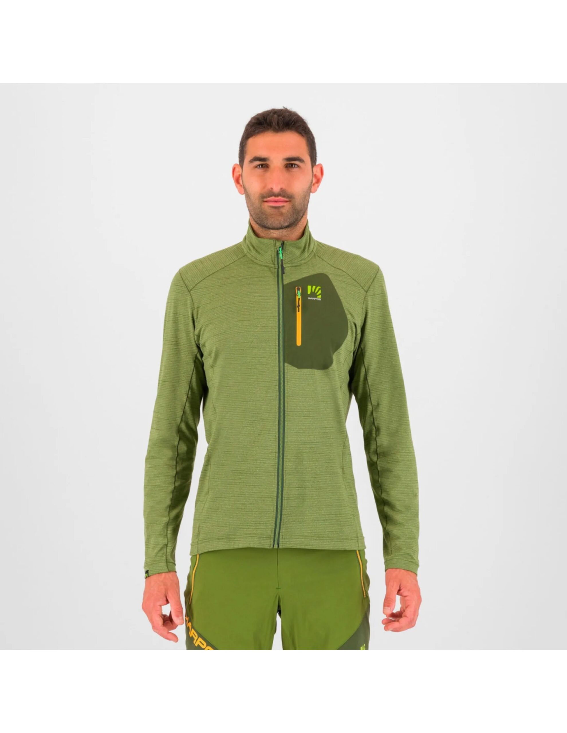 Karpos Men’s Pomedes Fleece (Maat – L, Kleur – Cedar Green)