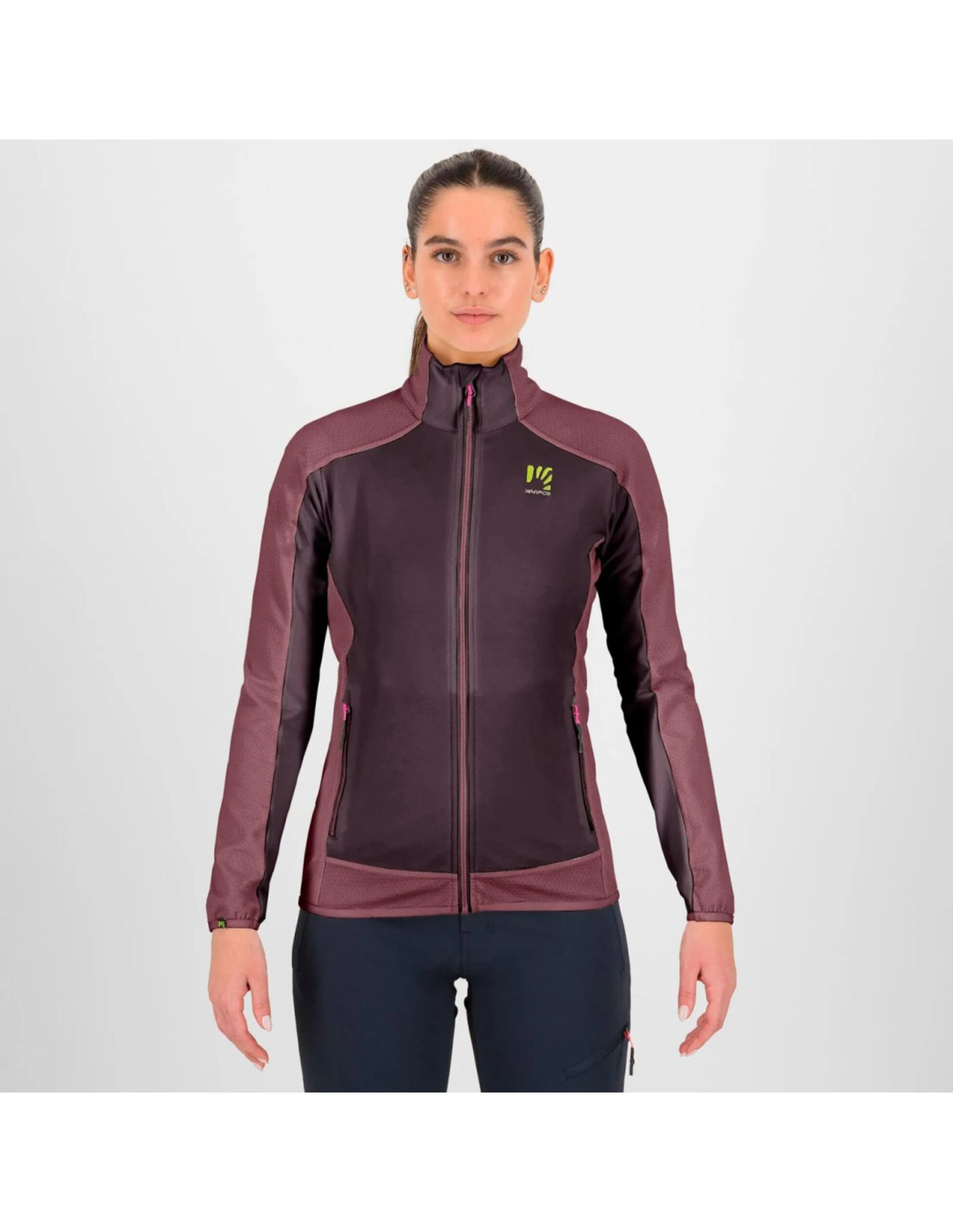 Karpos Women’s Odle Fleece (Maat – L, Kleur – Huckleberry / Deco Rose)