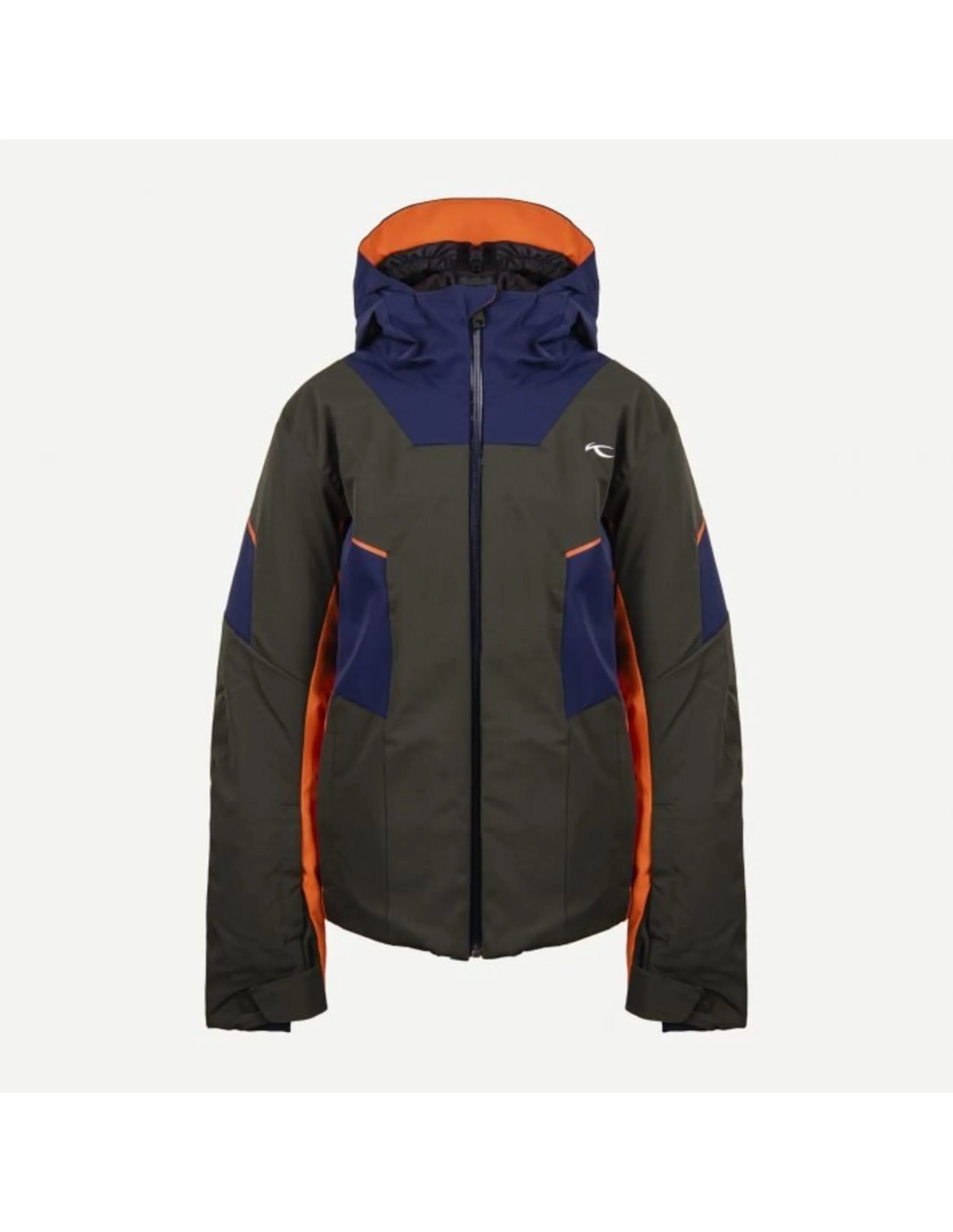 Kjus Boys Formula Jacket (Maat – 140, Kleur – Dark Olive/Atlanta Blue)