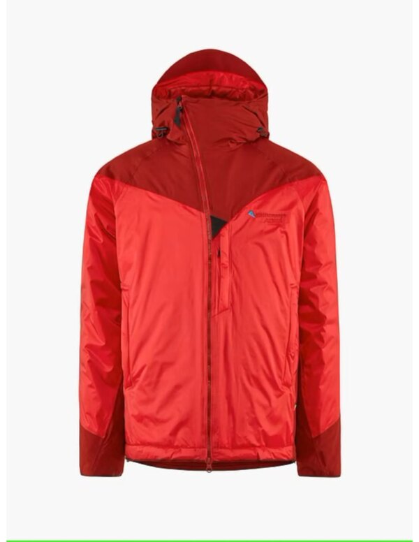 Klattermussen Bifrost Hooded Jacket Mens (Maat - S, Kleur - True Red)