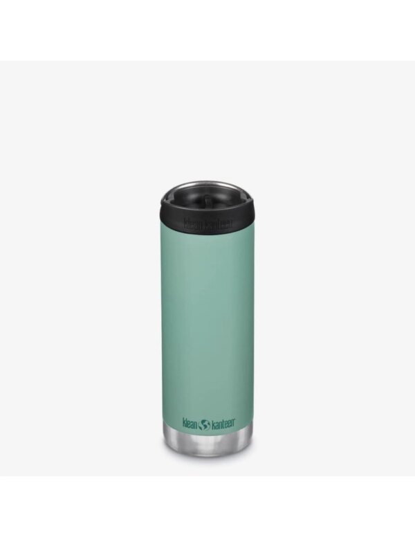 Klean Kanteen Isolatiefles TKWide 473ml met koffiedop (Maat - 473ml, Kleur - Beryl Green)