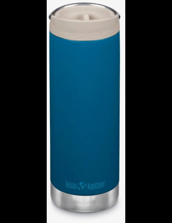 Klean Kanteen Isolatiefles TKWide met Koffiedop (Maat - 473 ml, Kleur - Corsair)