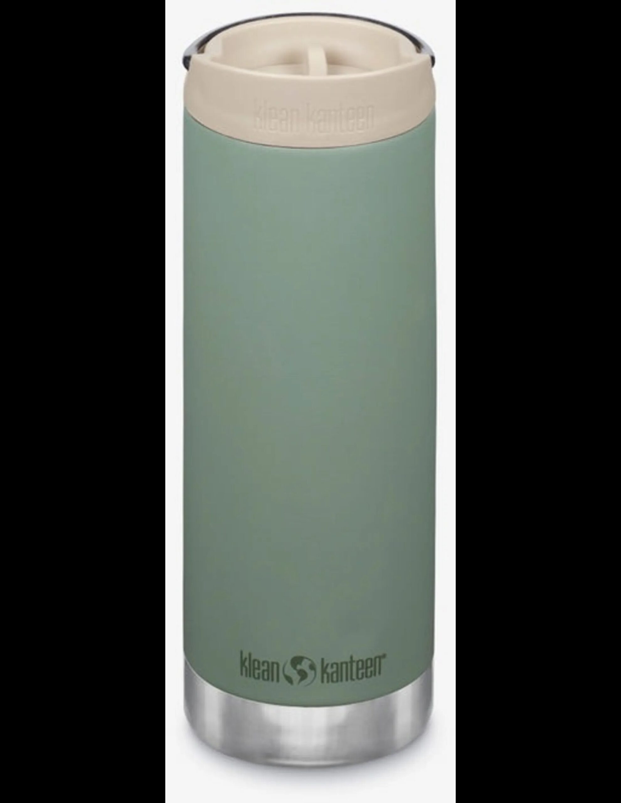 Klean Kanteen Isolatiefles TKWide met Koffiedop (Maat – 473 ml, Kleur – Sea Spray)