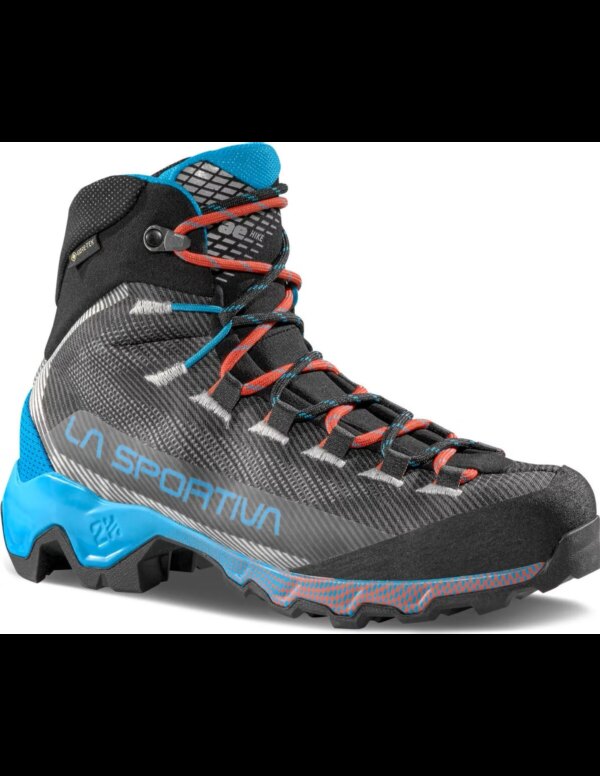 La Sportiva Aequilibrium Hike Wandelschoen Dames (Maat - 38, Kleur - Carbon/Malibu Blue)