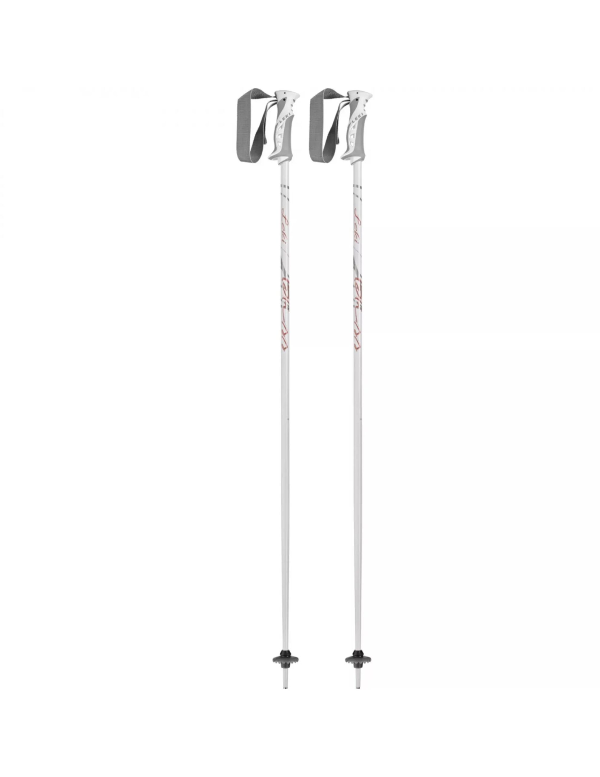 Leki Bliss Skistokken (Maat – 120, Kleur – White/silver/rose-gold)