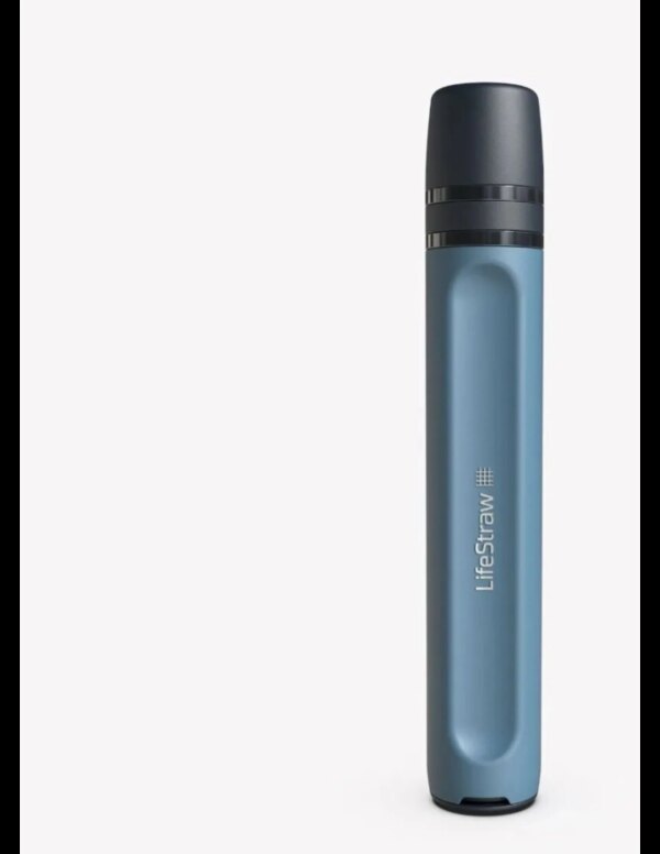 Lifestraw Peak Series Personal Water Filter Straw (Maat - OS, Kleur - Mountain Blue)