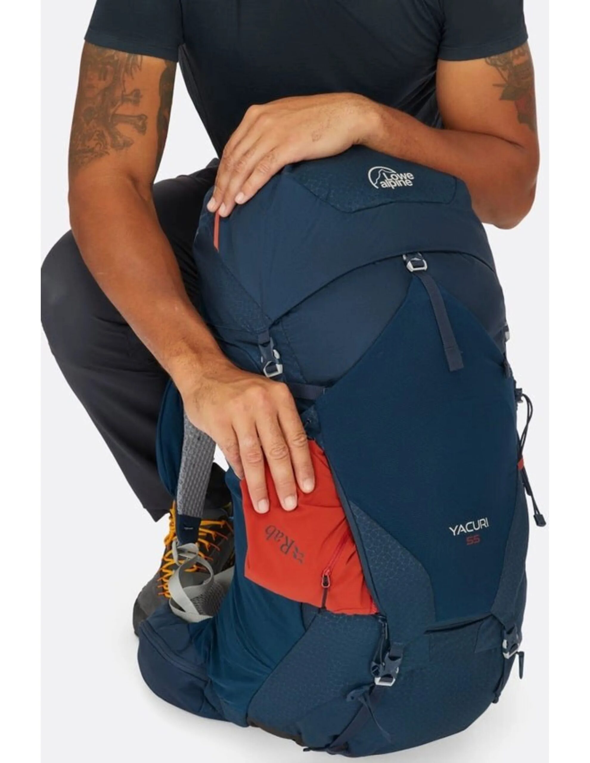 Lowe Alpine Yacuri 55L Trekking Rugzak (Maat – M-L, Kleur – Tempest Blue)
