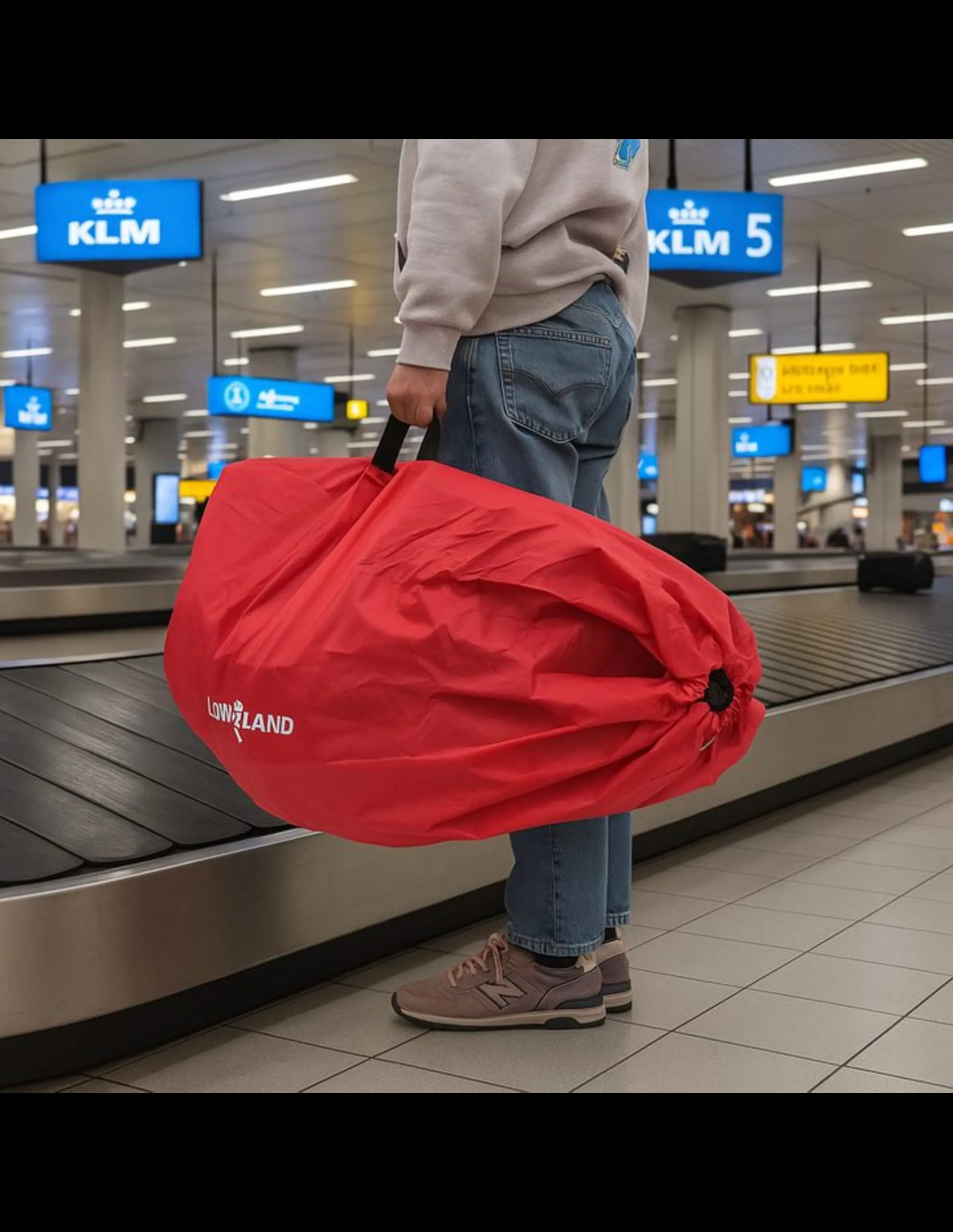 Lowland Flightbag Rugzak 85L (Maat – OS, Kleur – Red)
