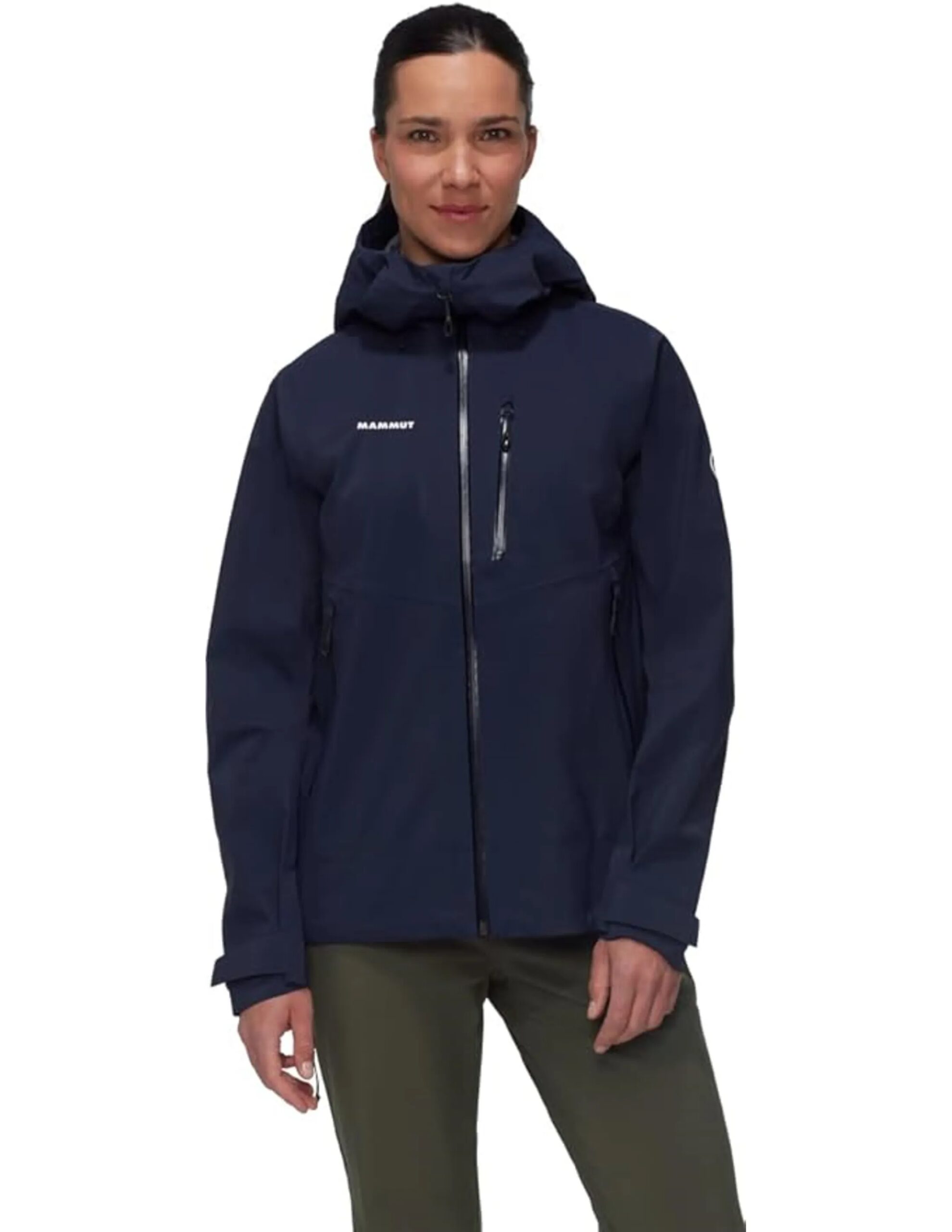 Mammut Alto Guide HS Hooded Jacket Women (Maat – S, Kleur – Marine)