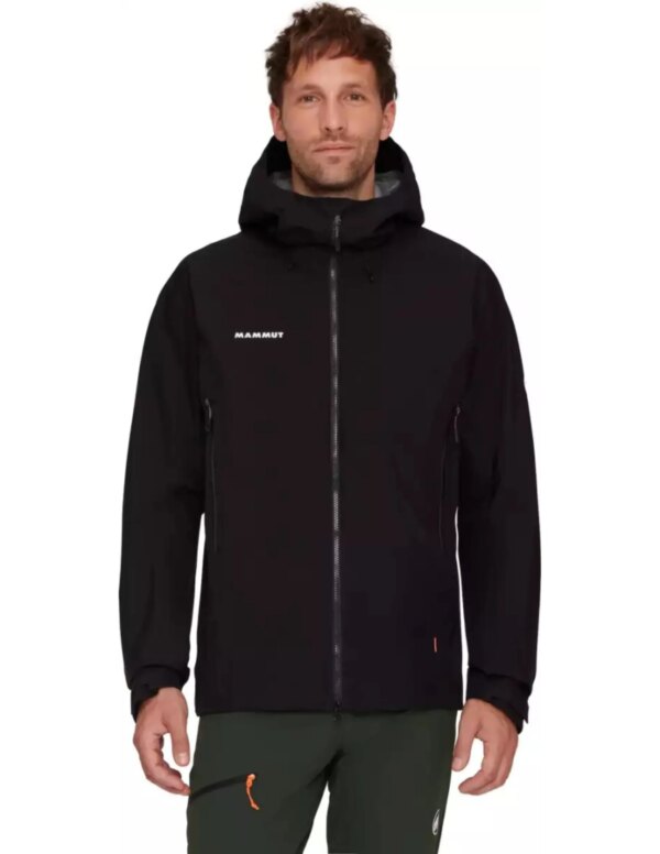 Mammut Crater IV HardshellHooded Jacket Heren (Maat - M, Kleur - Black)