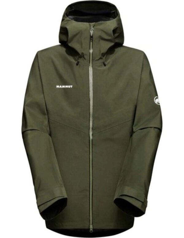 Mammut Crater IV HardshellHooded Jacket Heren (Maat - M, Kleur - Dark Marsh)