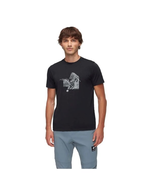 Mammut Mountain T-Shirt 4208m Heren (Maat - L, Kleur - Black)
