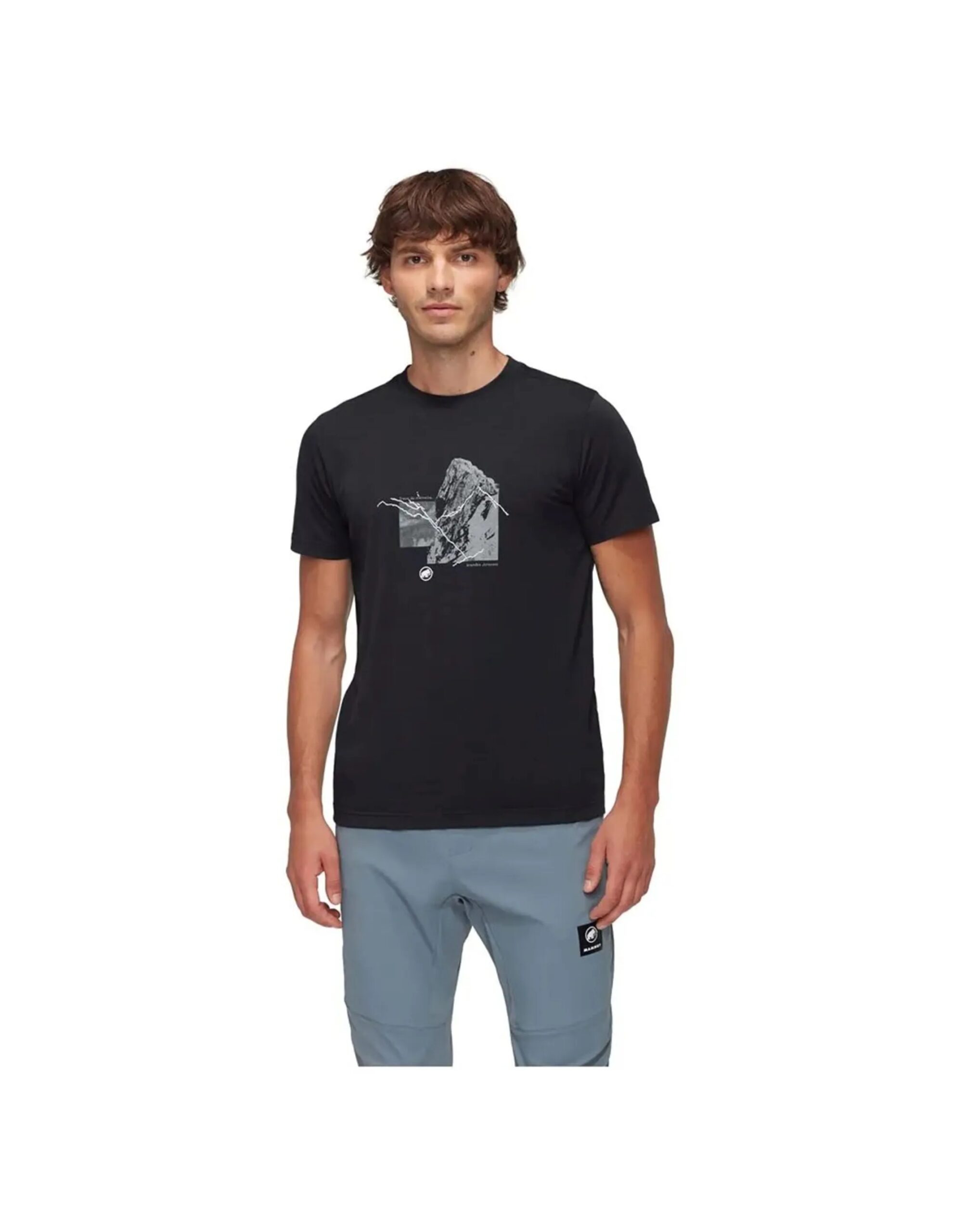 Mammut Mountain T-Shirt 4208m Heren (Maat – L, Kleur – Black)