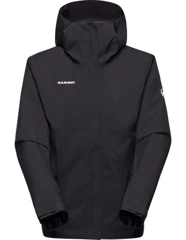 Mammut Treeline Light Hardshell Hooded Jacket Dames (Maat - S, Kleur - Black)