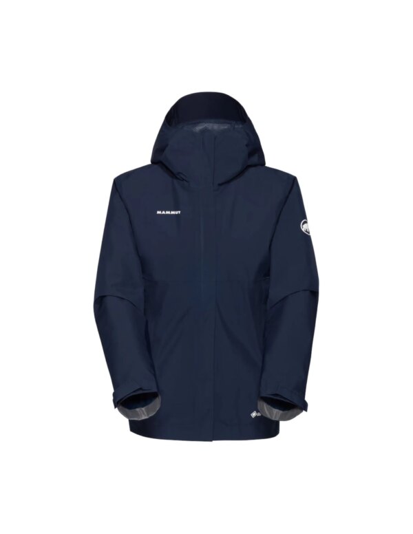 Mammut Treeline Light Hardshell Hooded Jacket Dames (Maat - M, Kleur - Marine)