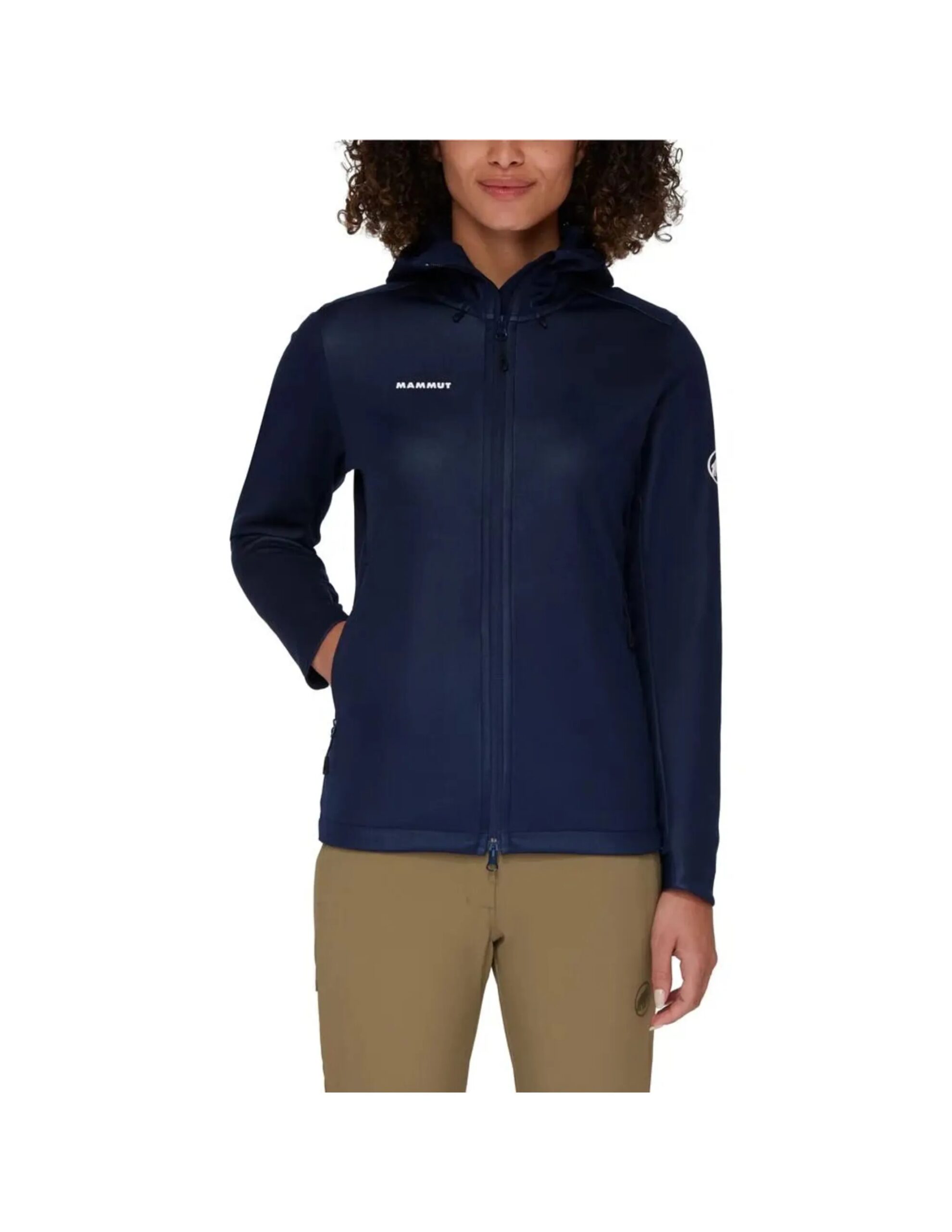 Mammut Ultimate VII Softshell Hooded Jacket Women (Maat – M, Kleur – Marine)