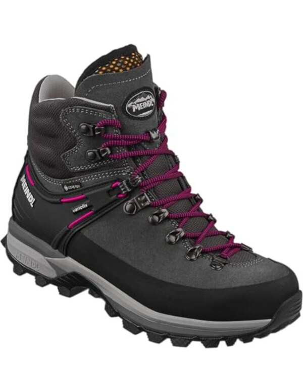 Meindl Air Revolution 1.5 Lady Wandelschoen (Maat - 5,5, Kleur - Grau/Fuchsia)