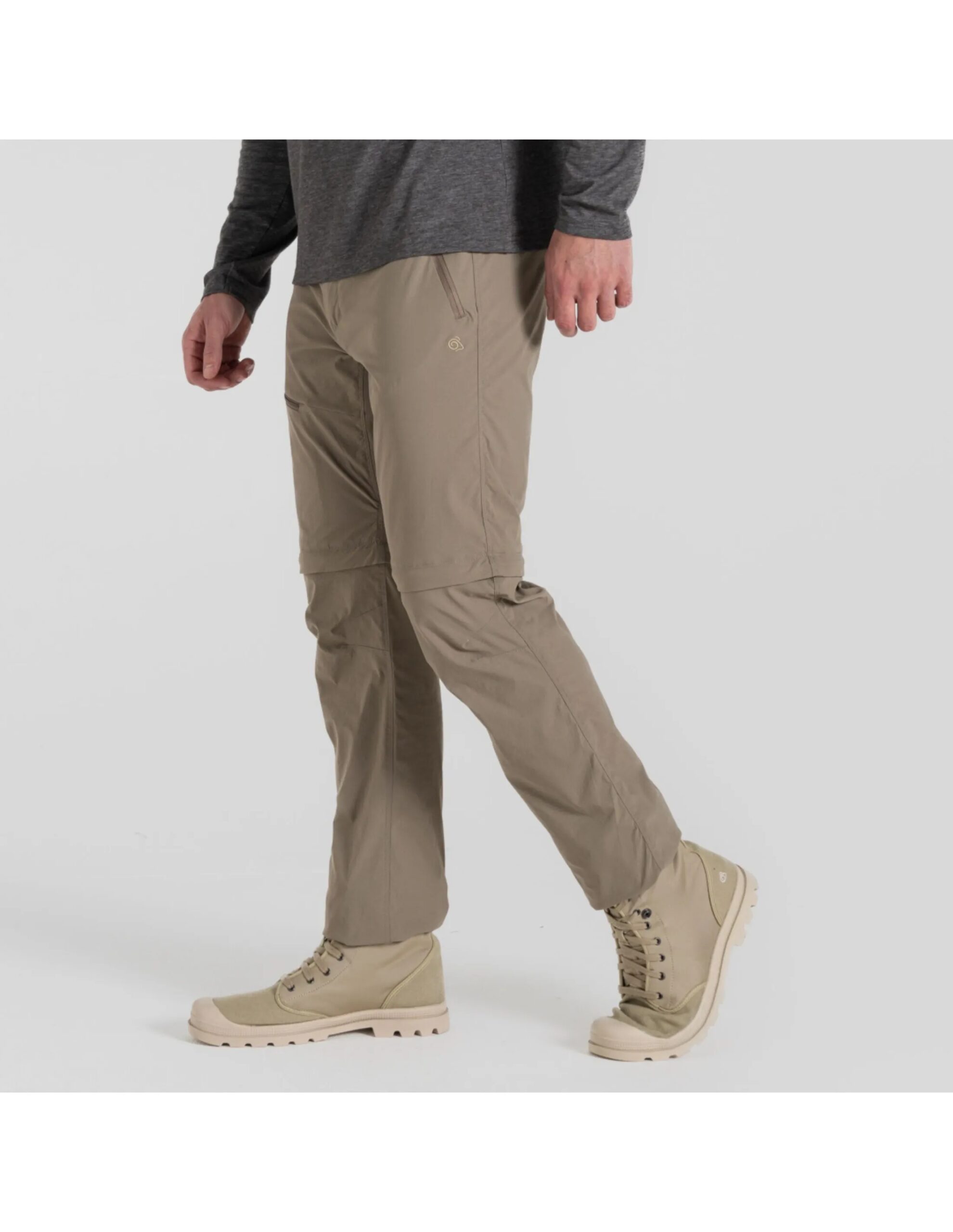 Men’s NosiLife Pro Convertible Trouser III (Maat – 34 Long, Kleur – Pebble)