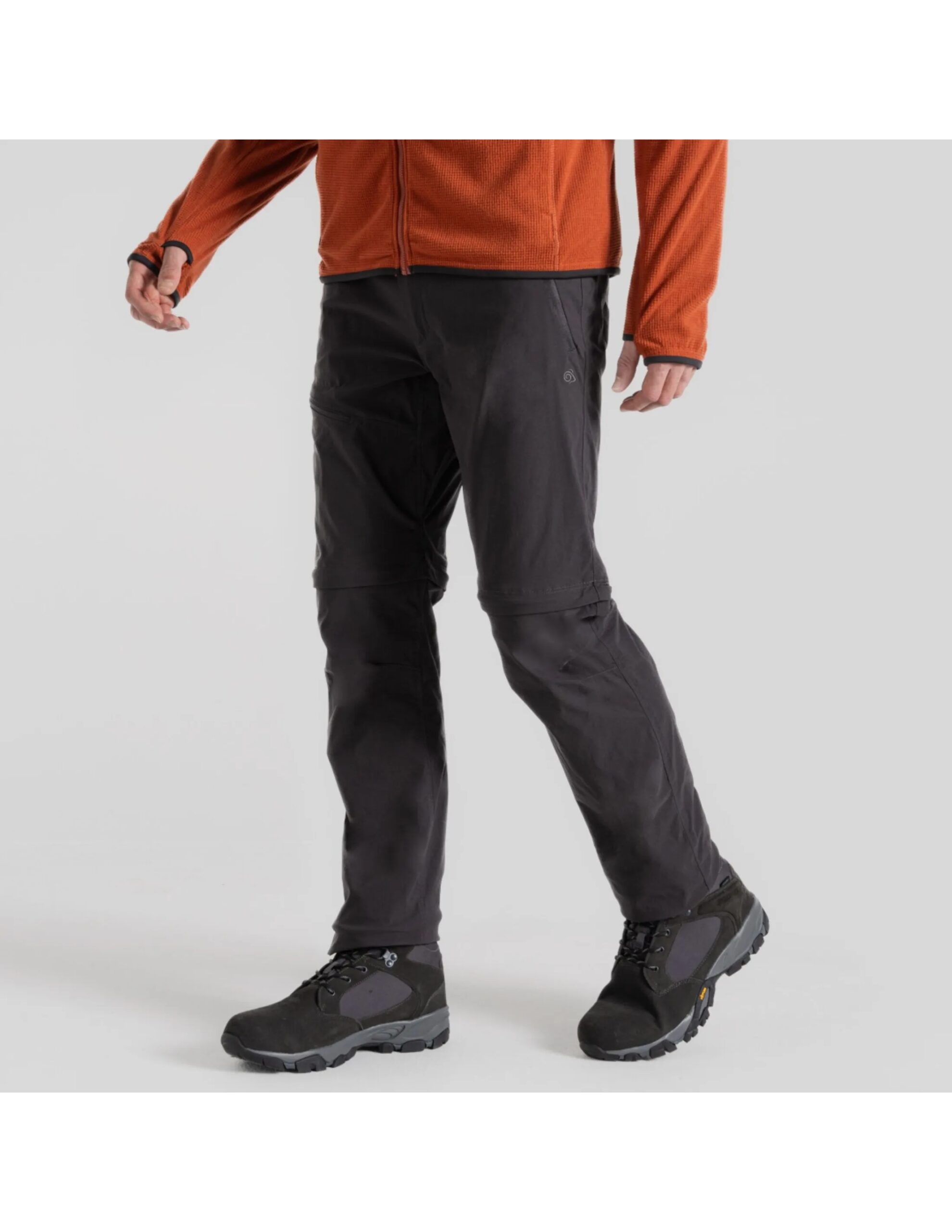 Men’s NosiLife Pro Convertible Trouser III (Maat – 38 Long, Kleur – Black Pepper)