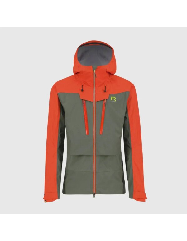 Midi Shell Jacket (Maat - XXL, Kleur - Thyme/Spicy Orange)