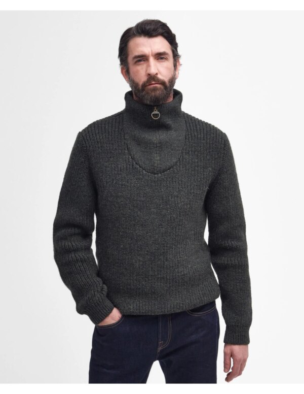 New Tyne HZ Knitted Jumper (Maat - L, Kleur - Olive)