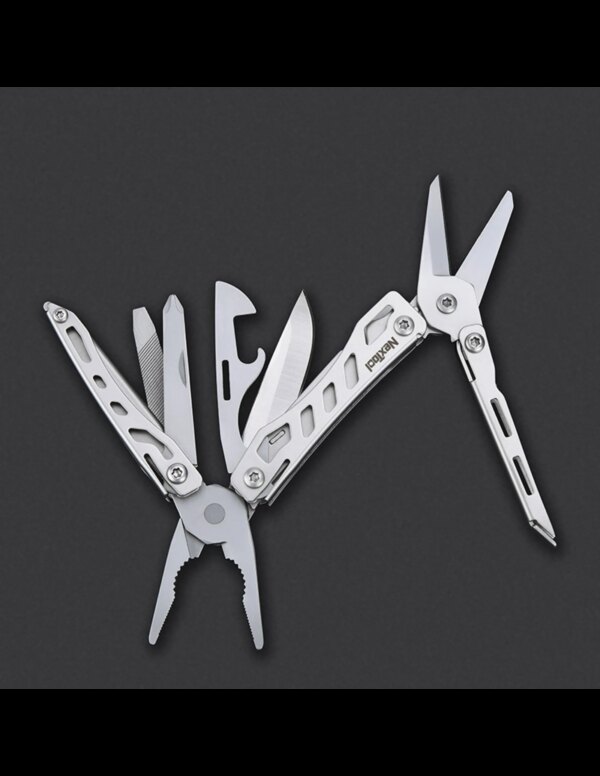 Nextool Multitool Mini Flagship - 10 Functies (Maat - 10 functions, Kleur - RVS)