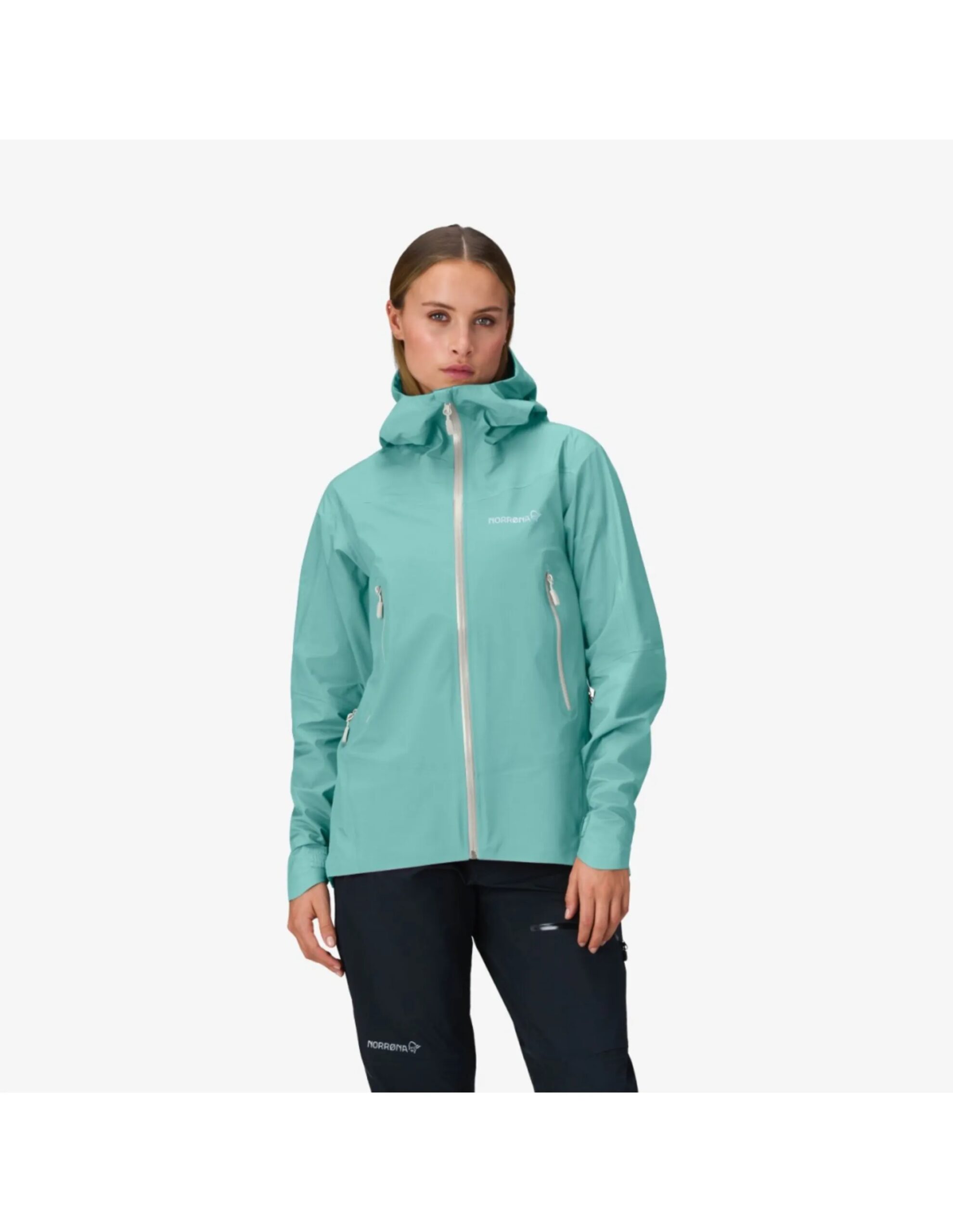 Norrona Falketind Gore-Tex Hardshell Jacket Dames (Maat – L, Kleur – Malachite Green)
