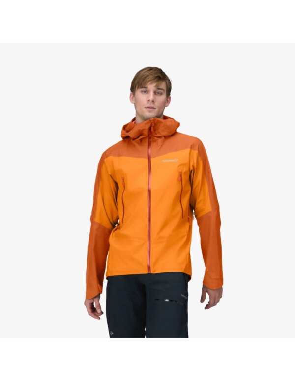 Norrona Falketind Gore-Tex Hardshell Jacket Heren (Maat - M, Kleur - Exuberance)