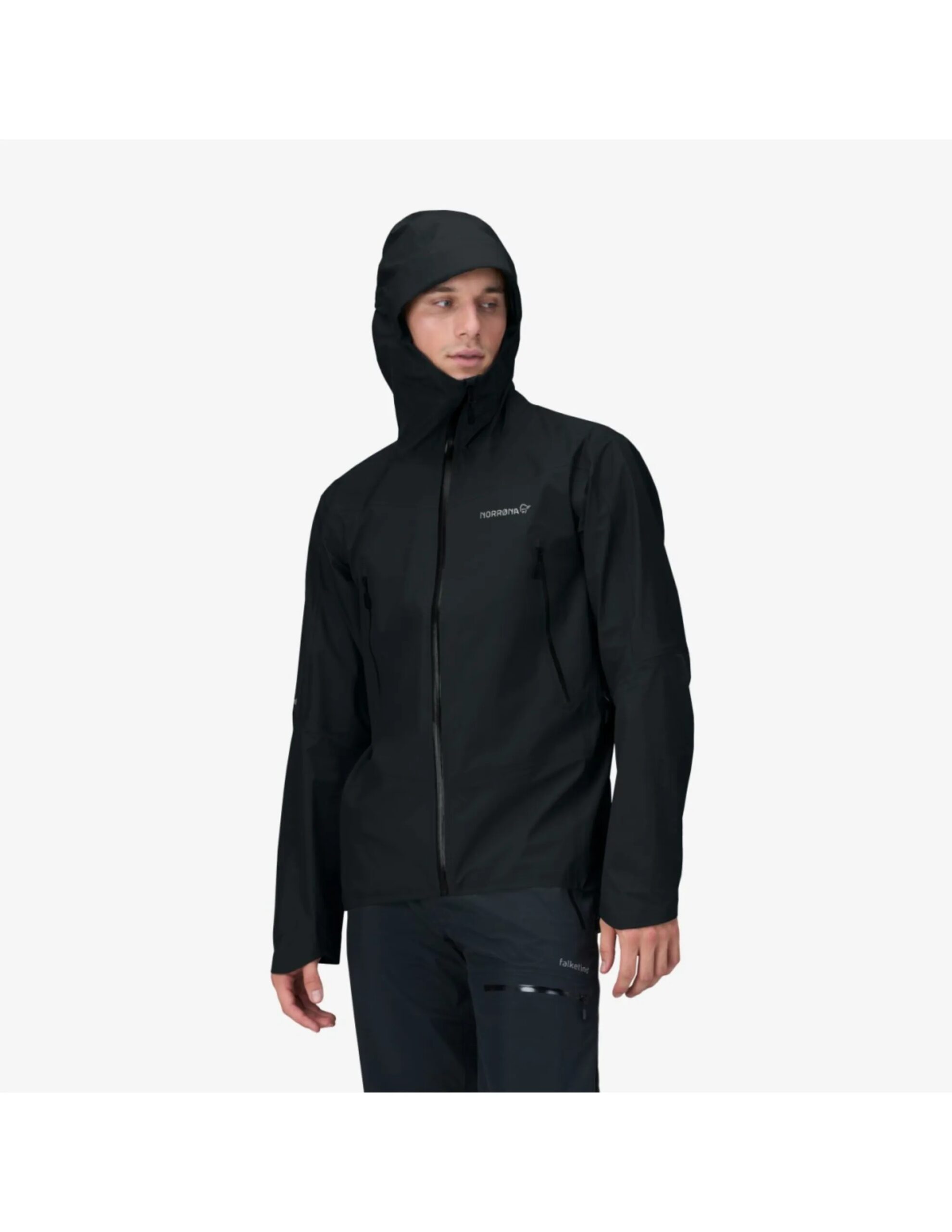 Norrona Falketind Gore-Tex Hardshell Jacket Heren (Maat – M, Kleur – Caviar black)