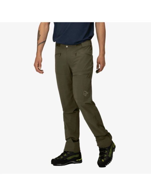 Norrona Femund Flex1 LW Pants Heren (Maat - L, Kleur - Olive Night)