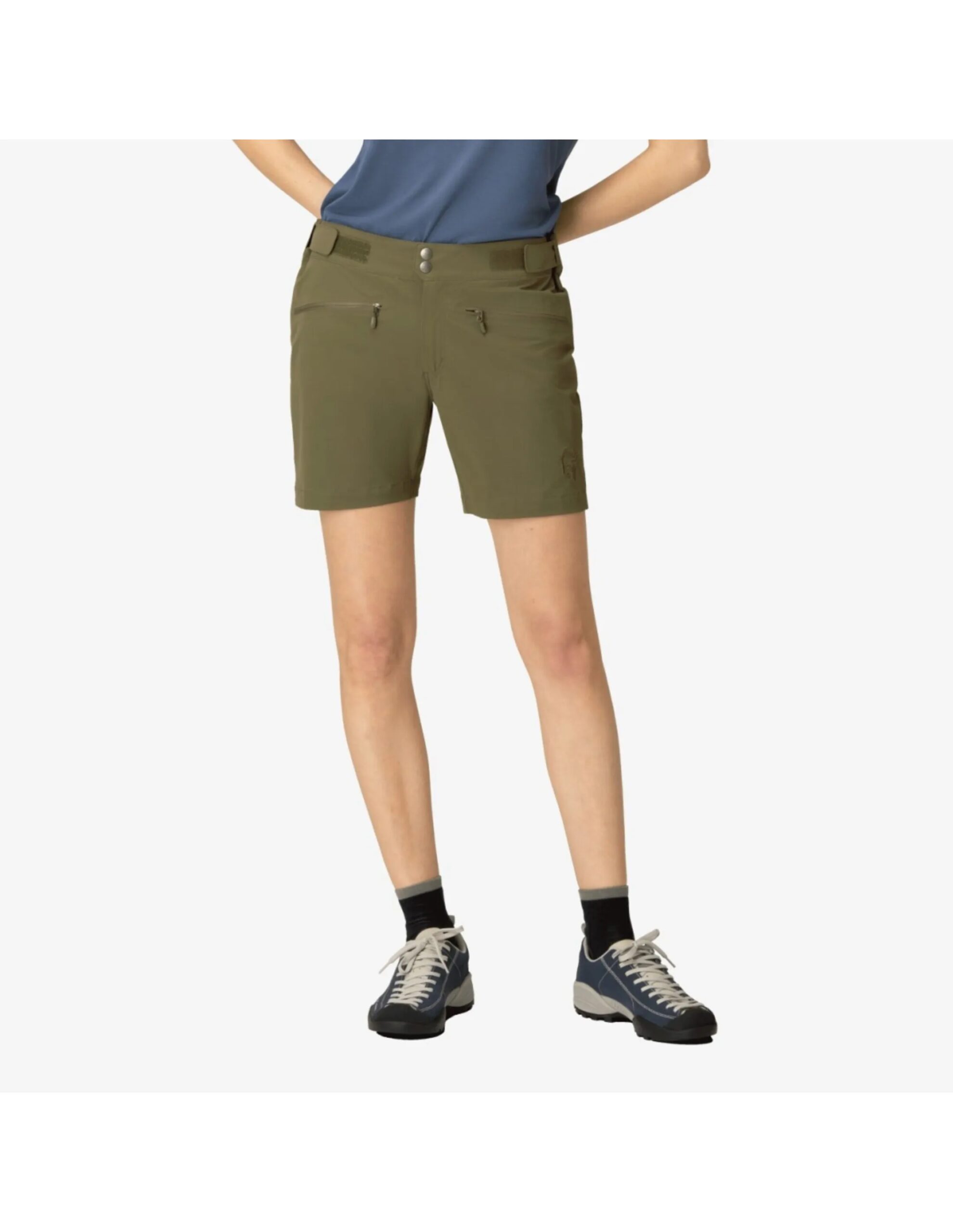 Norrona Femund Flex1 LW Shorts Dames (Maat – L, Kleur – Olive Night)