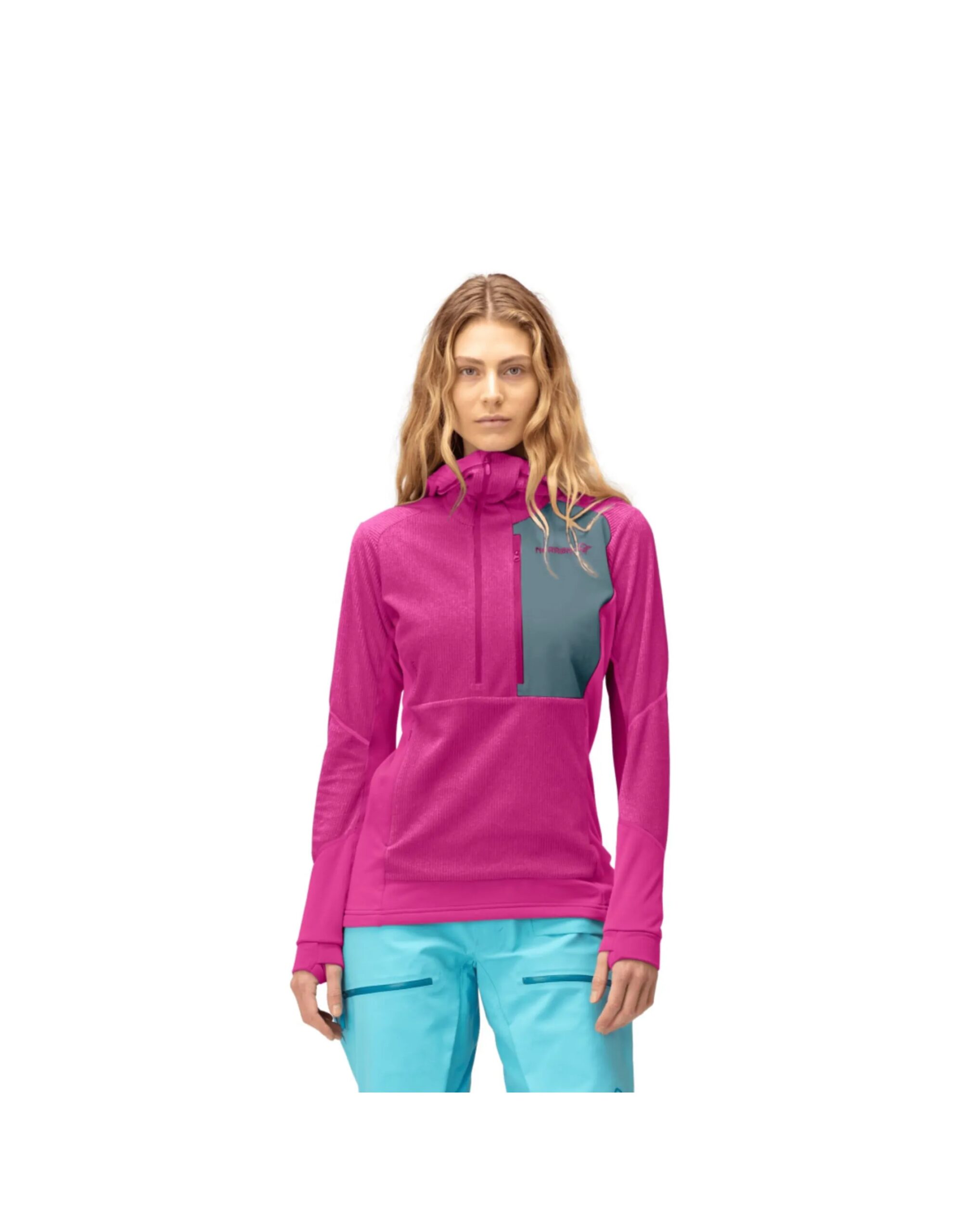Norrona Women’s Lofoten Thermal Pro Hood (Maat – S, Kleur – Festival Fuchsia)