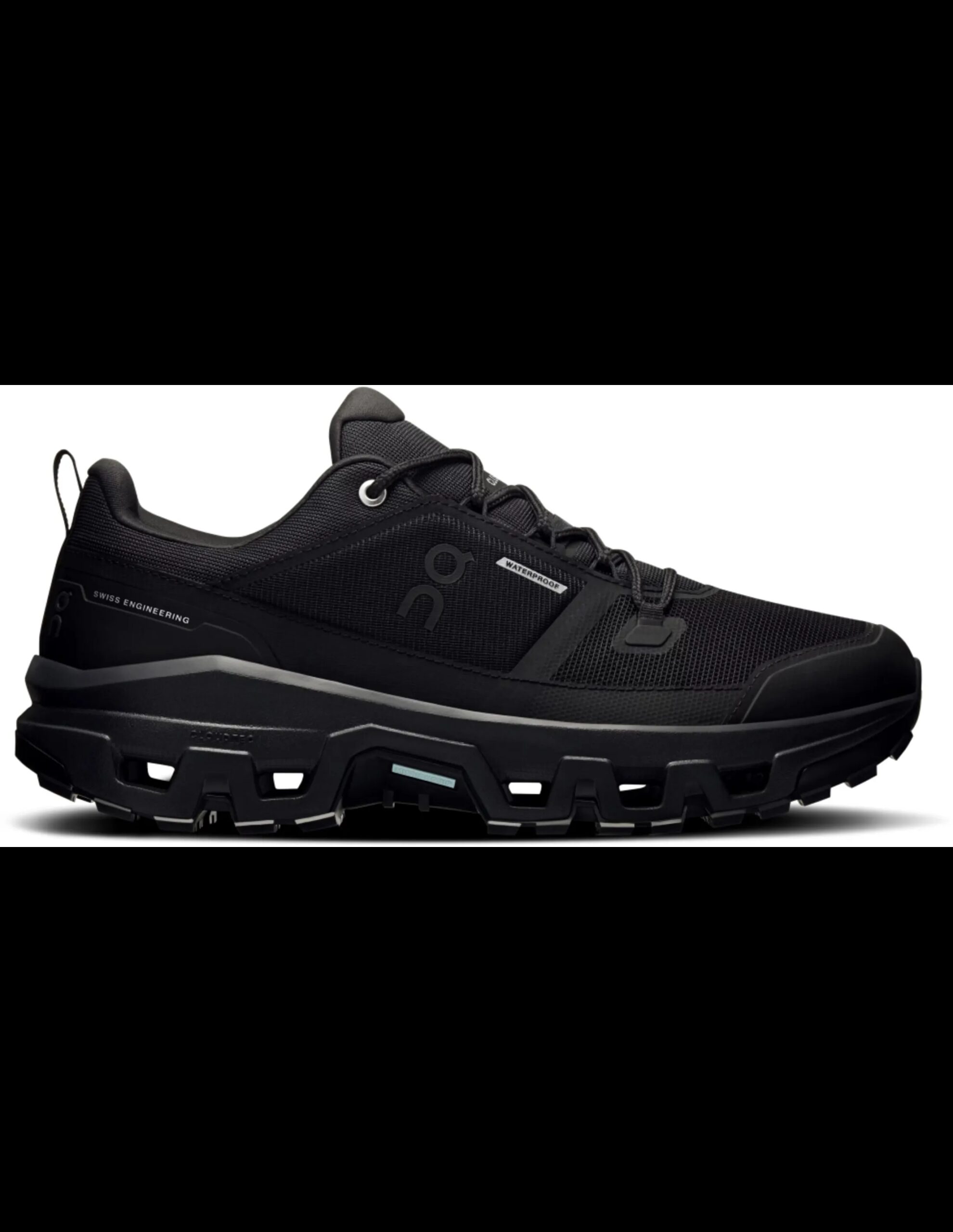 ON Cloudrock Low Waterproof Wandelschoen Heren (Maat – US 11,5, Kleur – Black / Black)