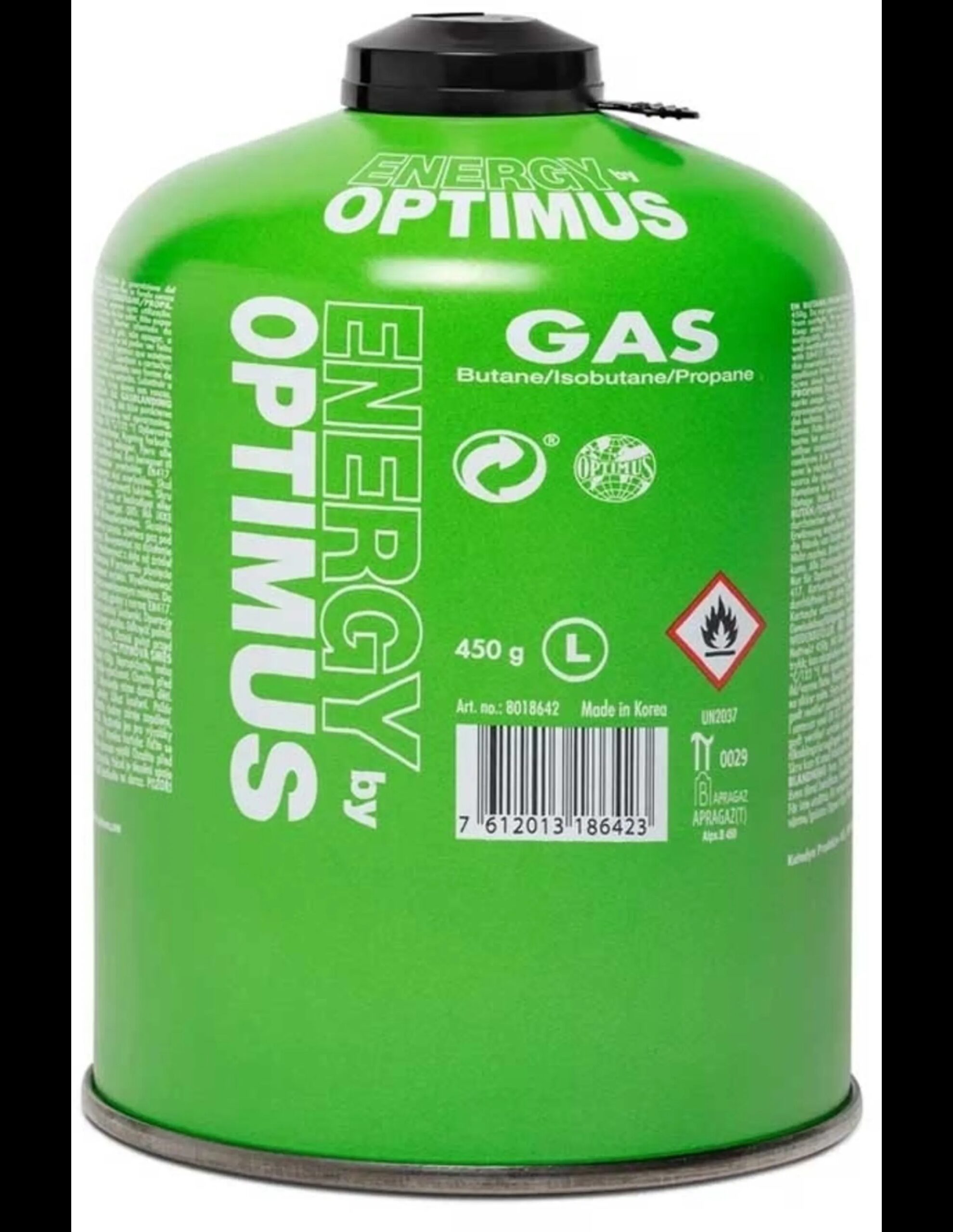 Optimus Gas Cartridge 450 gram (Maat – OS, Kleur – Green)