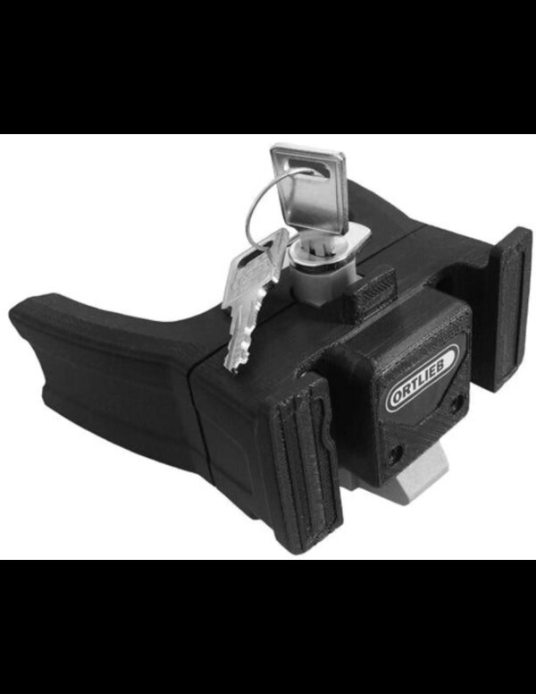Ortlieb Mounting Set E-Bike Ultimate6 With Lock (Maat - OS, Kleur - Black)