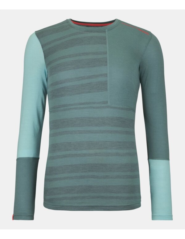 Ortovox 185 RockNWool Long Sleeve Women´s (Maat - S, Kleur - Arctic-Grey)