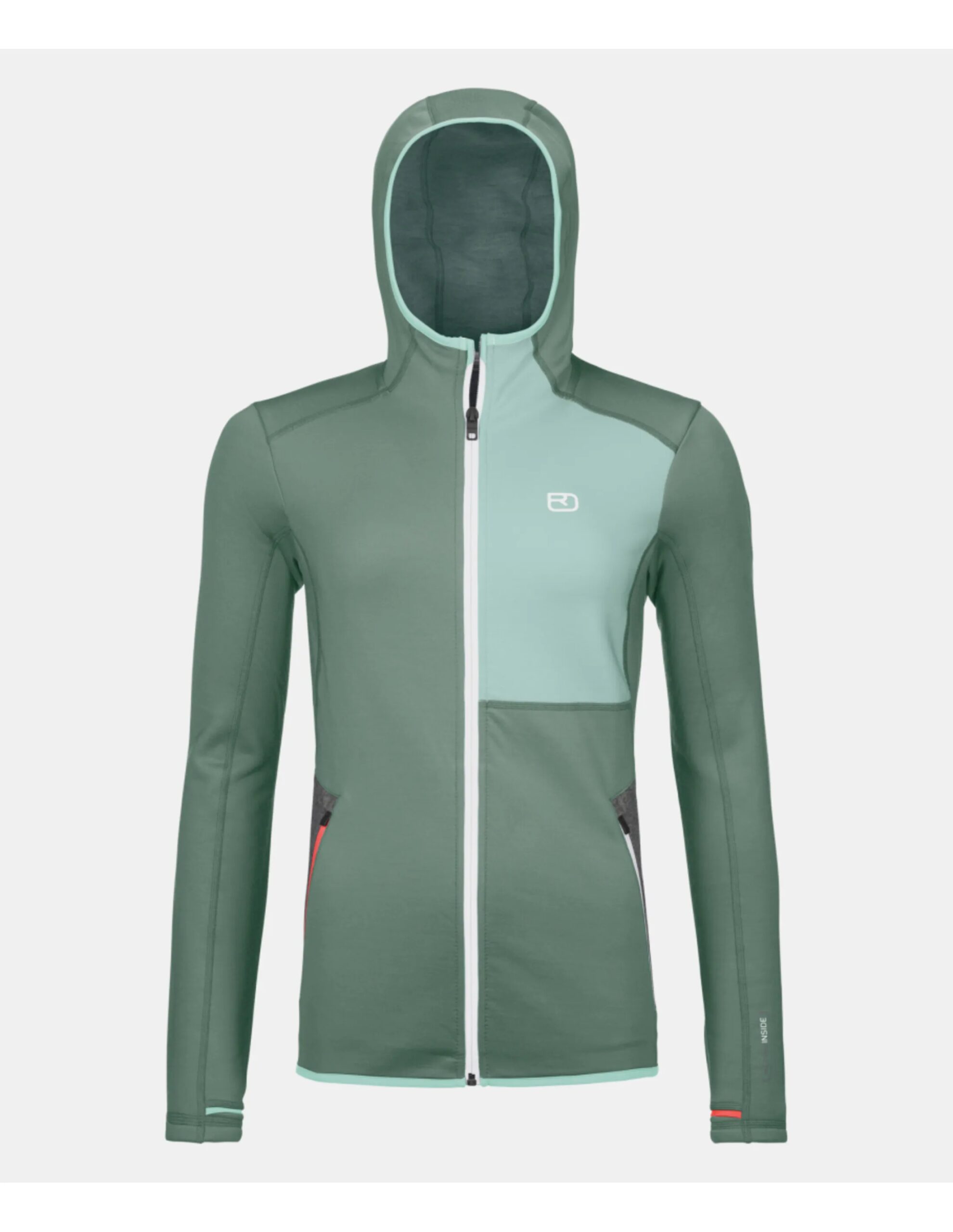 Ortovox Fleece Hoody Women´s (Maat – S, Kleur – Arctic-Grey)