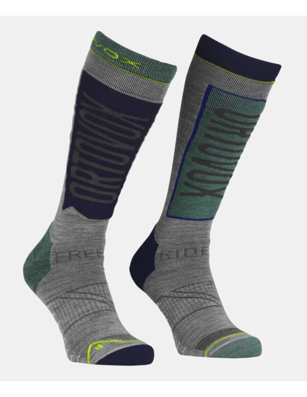 Ortovox Free Ride Long Socks (Maat - 42-44, Kleur - Arctic-Grey)