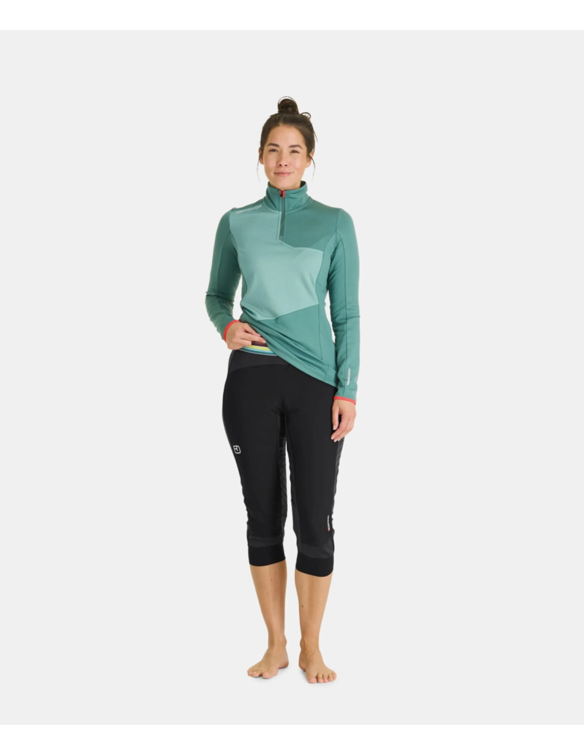 Ortovox Swisswool Hybrid Short Pants Women´s (Maat – L, Kleur – Black-Raven)