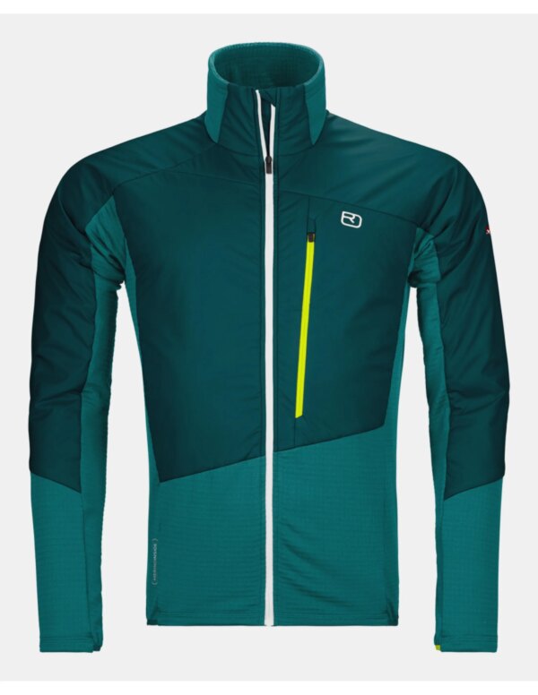 Ortovox Westalpen Swisswool Hybrid Jacket Men´s (Maat - M, Kleur - Dark-Pacific)
