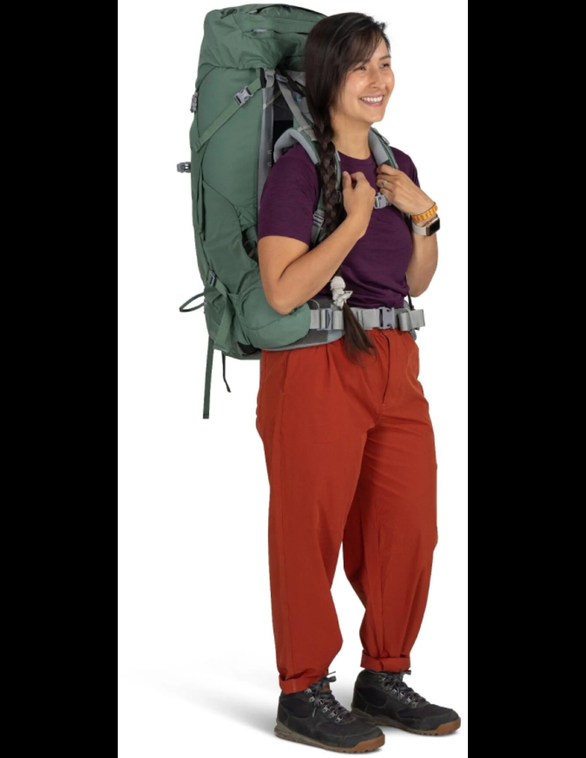 Osprey Ariel 55L Rugzak Dames (Maat – WM/L, Kleur – Koseret Green)