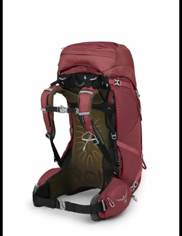 Osprey Aura AG 50L Rugzak Dames (Maat - WM/L, Kleur - Berry Sorbet Red)