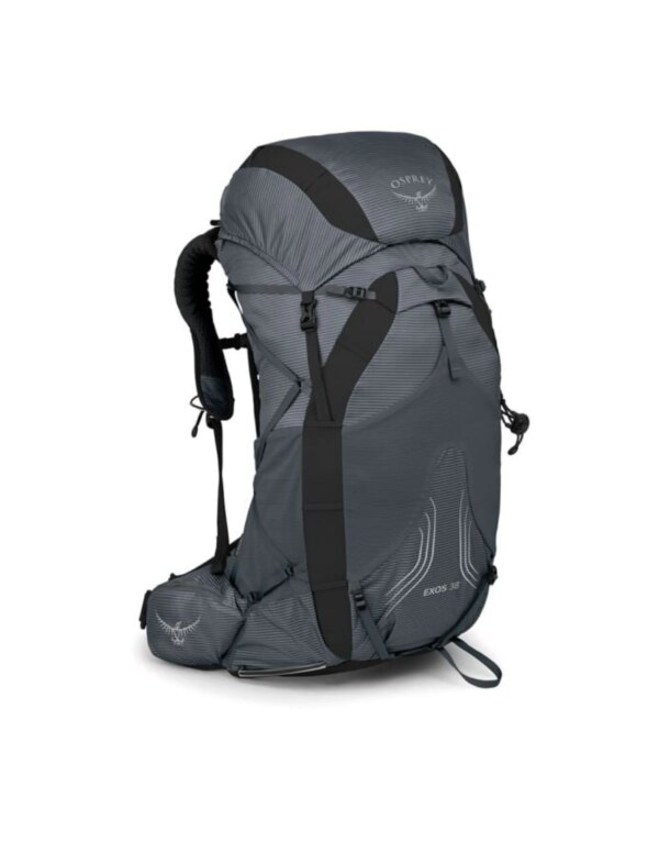Osprey Exos 38 Hiking Rugzak (Maat - S/M, Kleur - Tungsten grey)