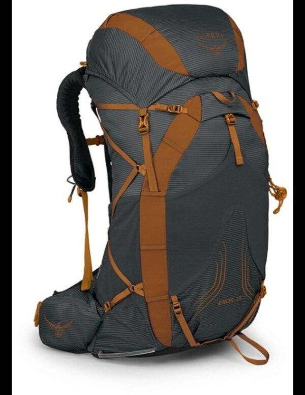 Osprey Exos 38L Rugzak Heren (Maat - L/XL, Kleur - Dark Charcoal Grey)