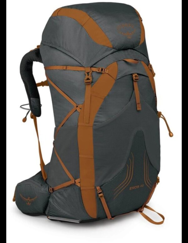 Osprey Exos 48L Rugzak Heren (Maat - L/XL, Kleur - Dark Charcoal Grey)