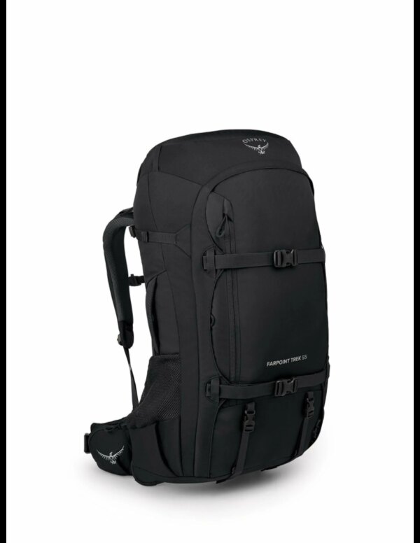 Osprey Farpoint Trek 55L Reistas/rugzak (Maat - OS, Kleur - Black)