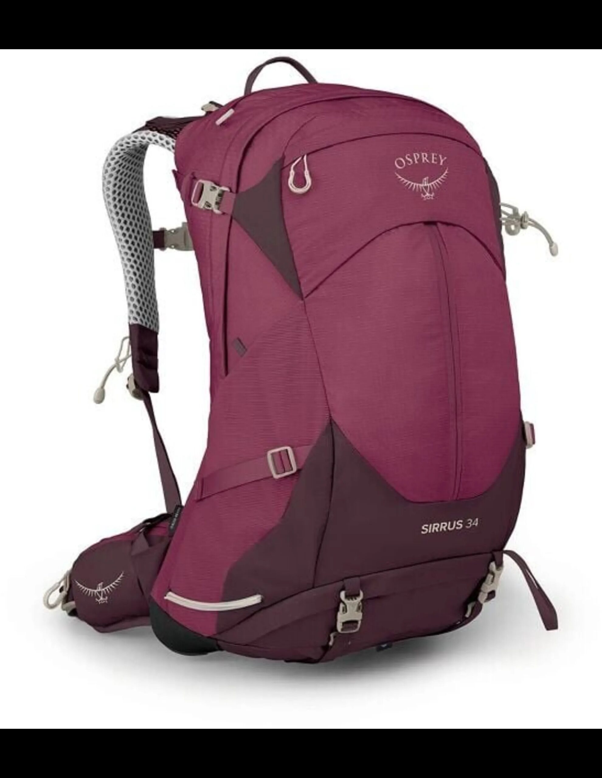 Osprey Sirrus 34L Rugzak Dames (Maat – OS, Kleur – Elderberry Purple/Chiru Tan)