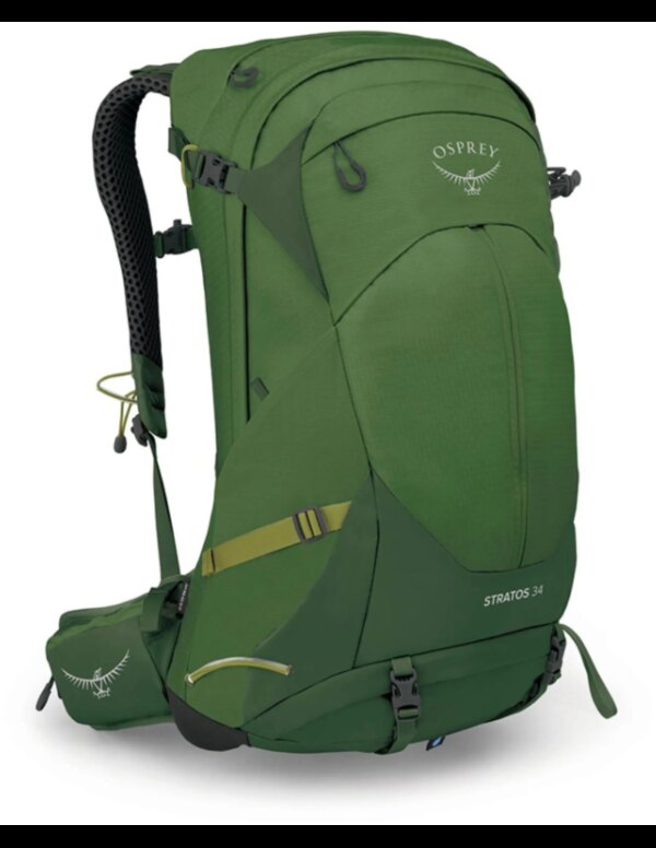 Osprey Stratos 34L Rugzak (Maat - OS, Kleur - Seaweed/Matcha Green)