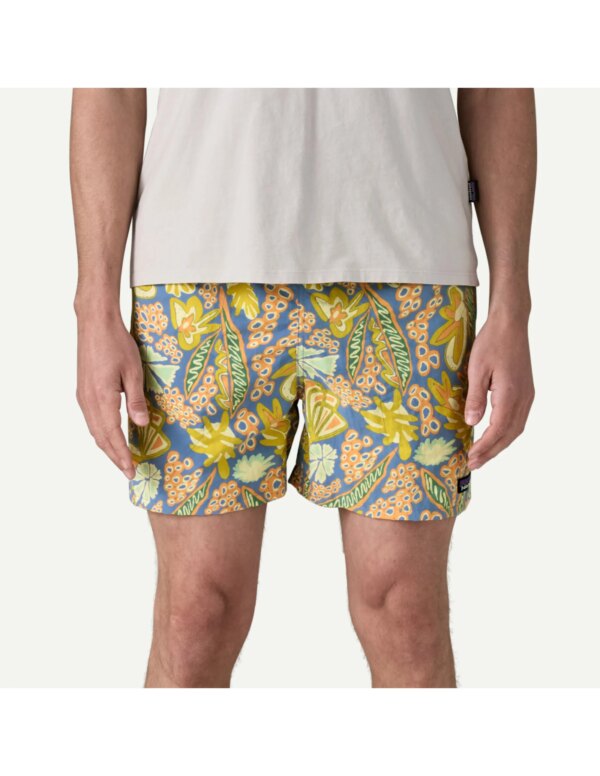 Patagonia Baggies Shorts - 5 in. Heren (Maat - XL, Kleur - Flourish: Abundant Blue)